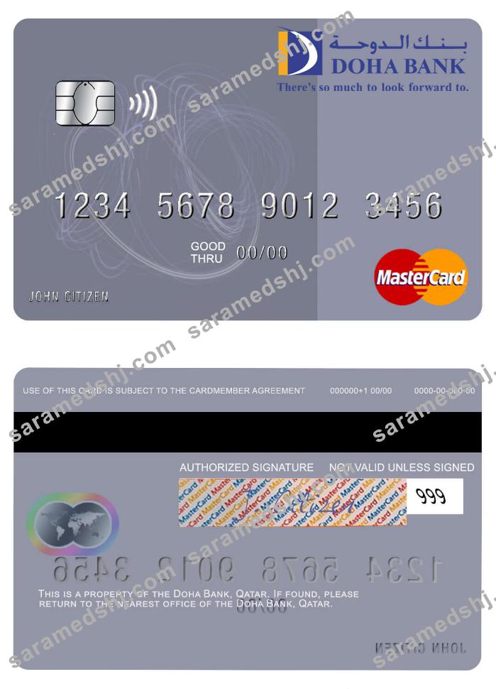 Qatar Doha Bank mastercard